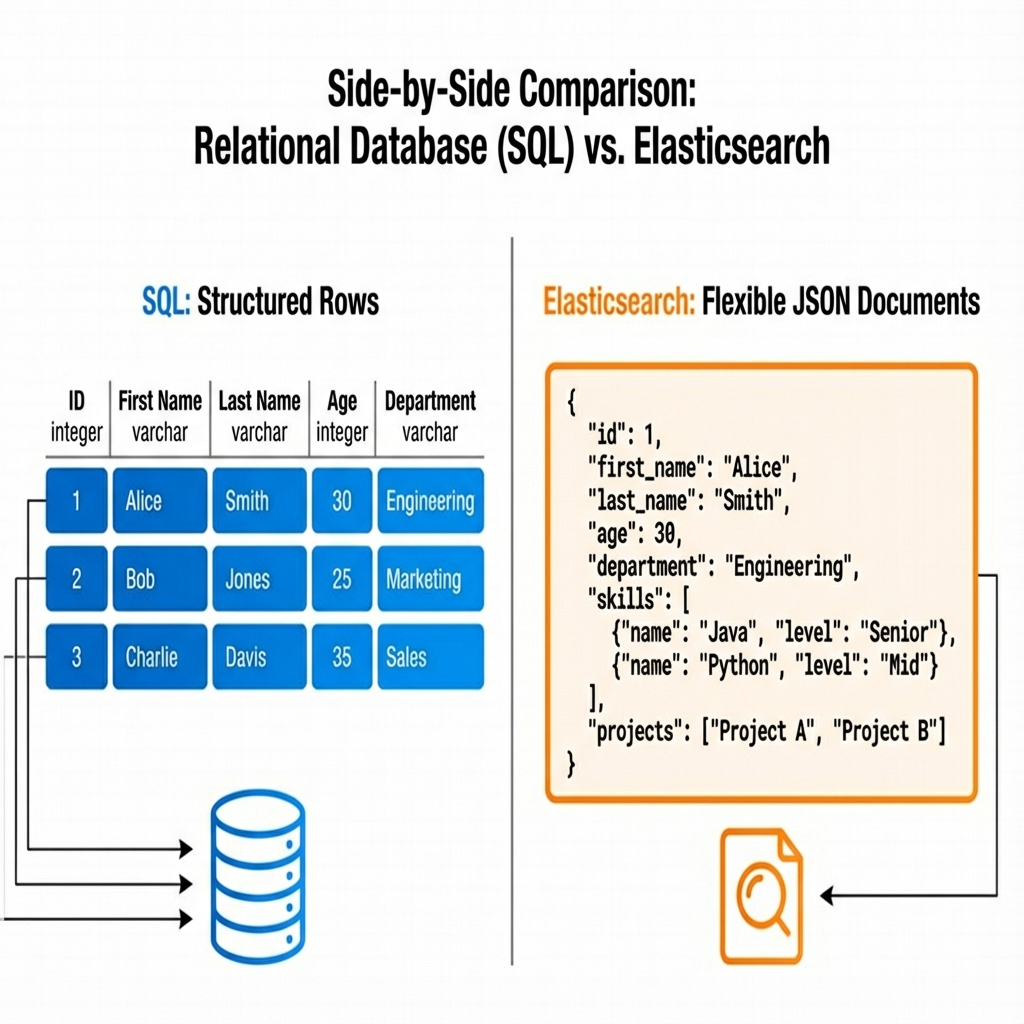 SQL vs Elasticsearch