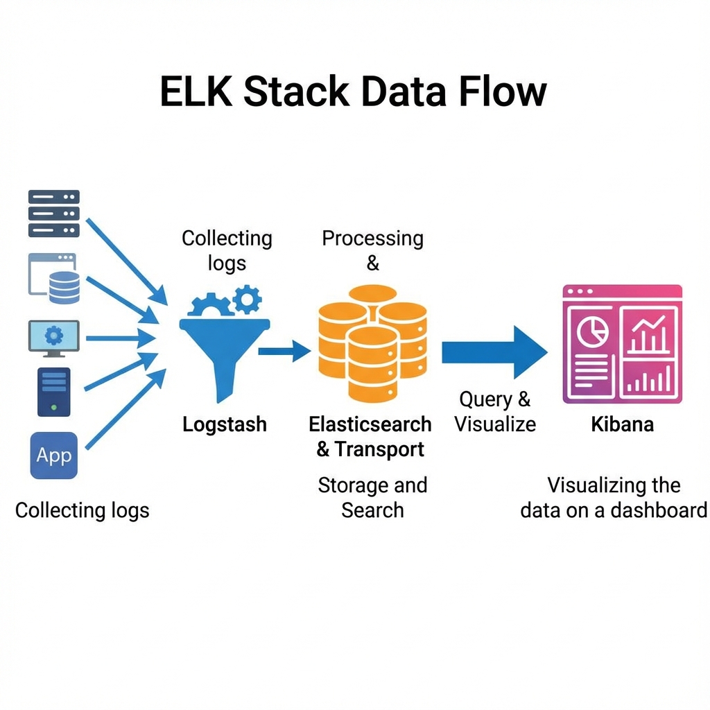 ELK Stack Data Flow