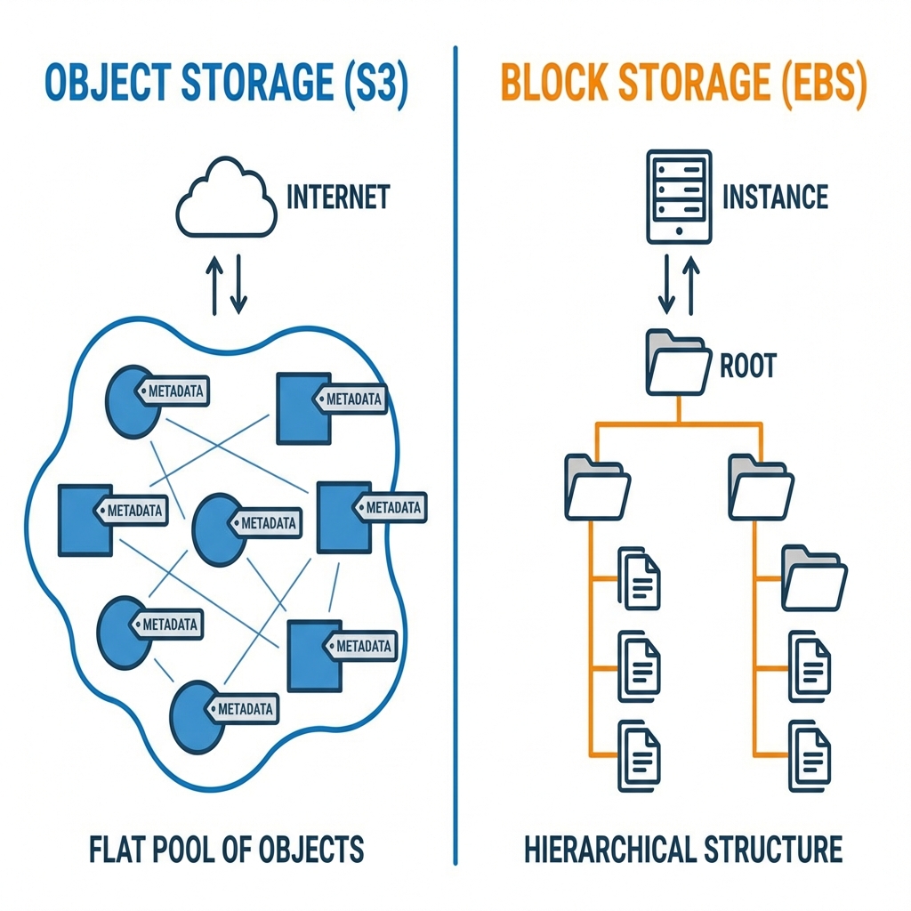 Object Storage vs Block Storage Comparison